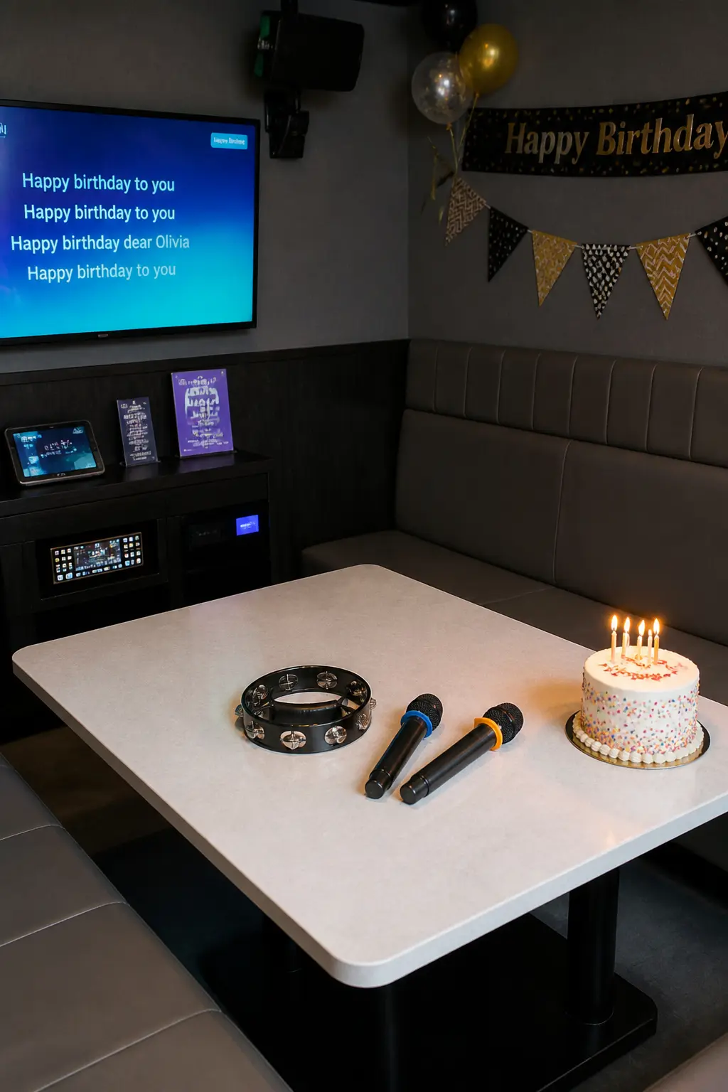 Karaoke Room Booked for Two Hours