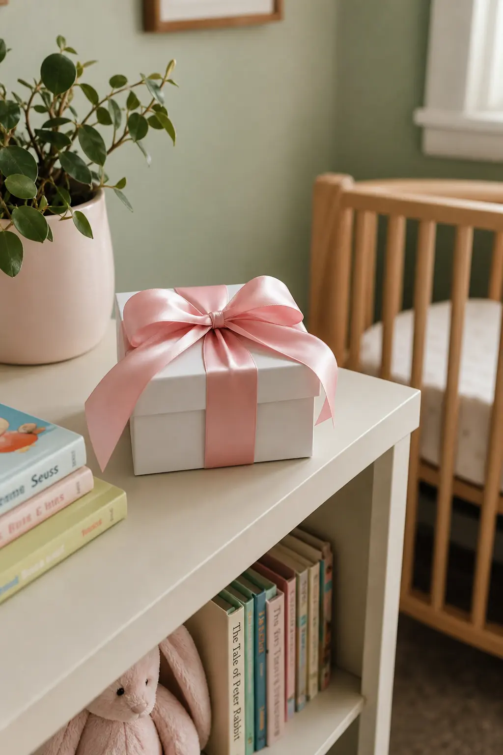 First Birthday Bow Keepsake Box