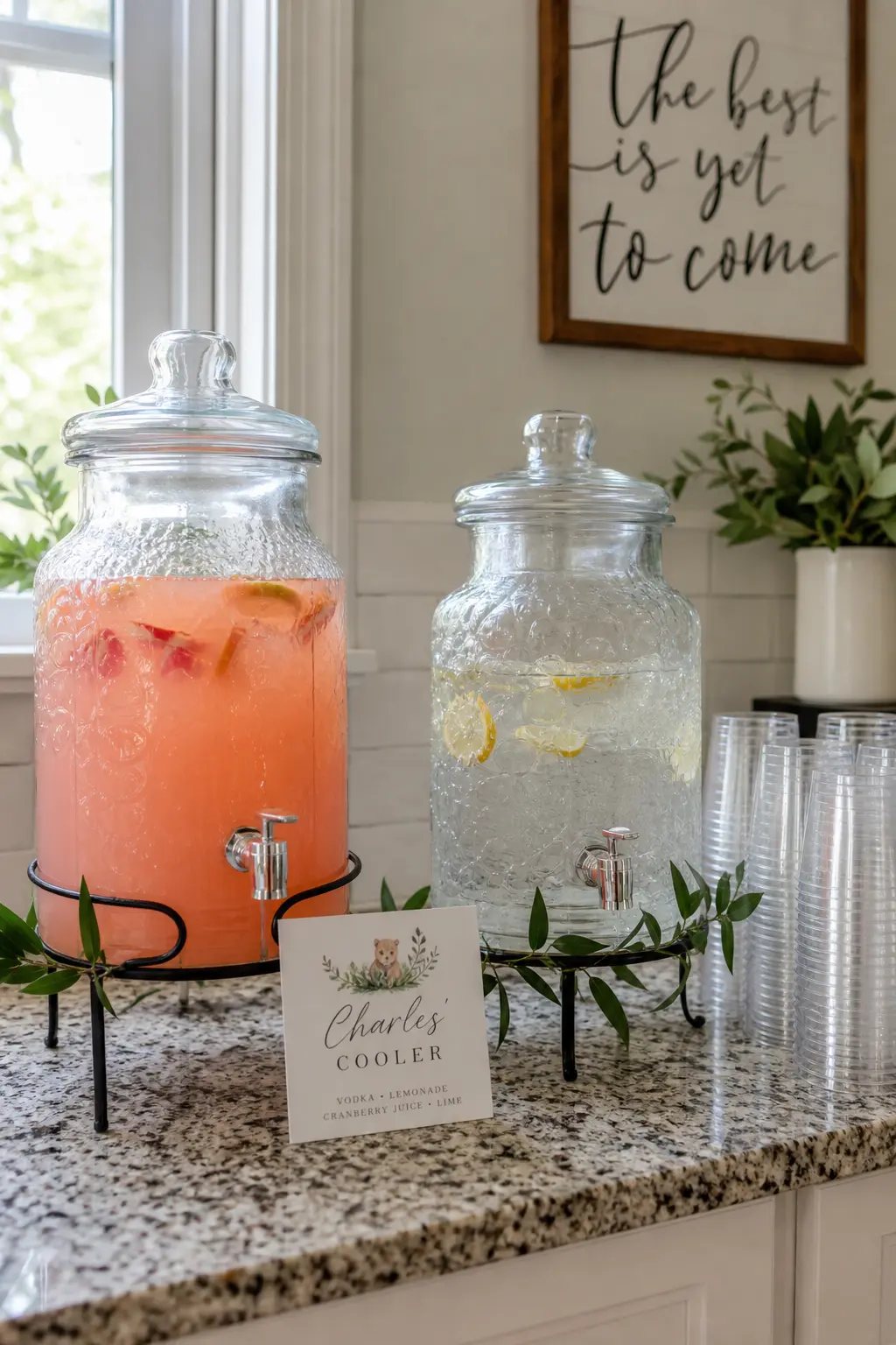 A Signature Drink Named After the Birthday Boy for the Adult Guests