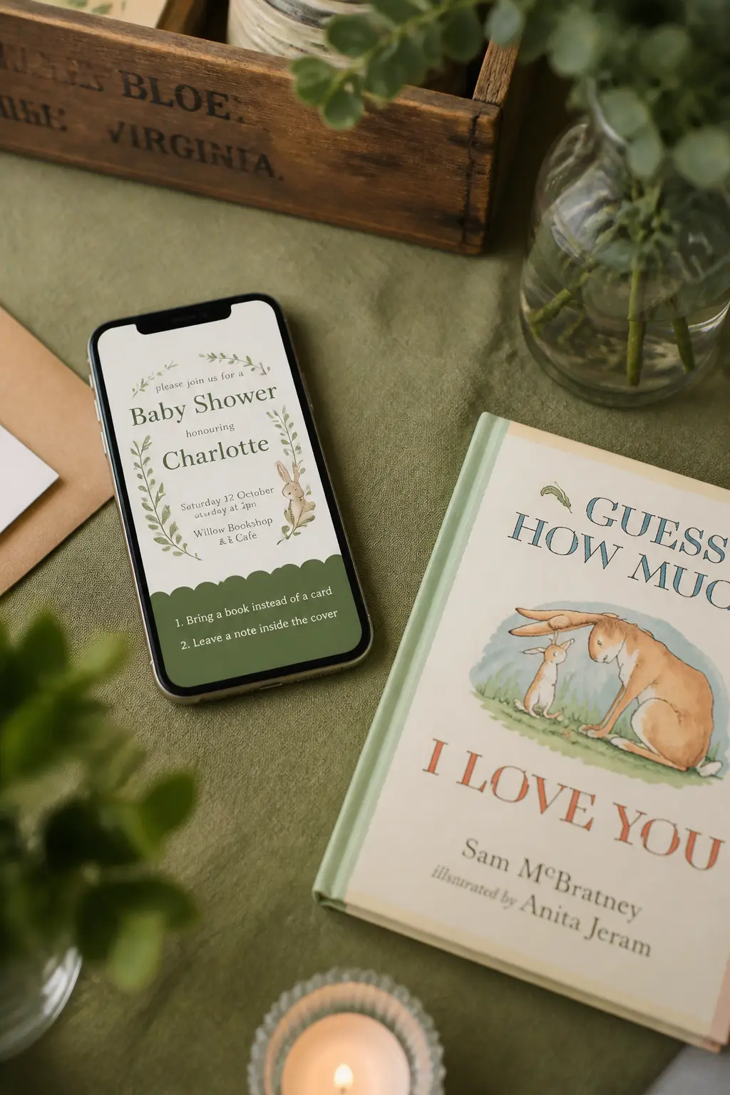 The Practical Parent Wording — "In lieu of a card, a children's book makes the perfect gift. Bring a book baby shower ideas