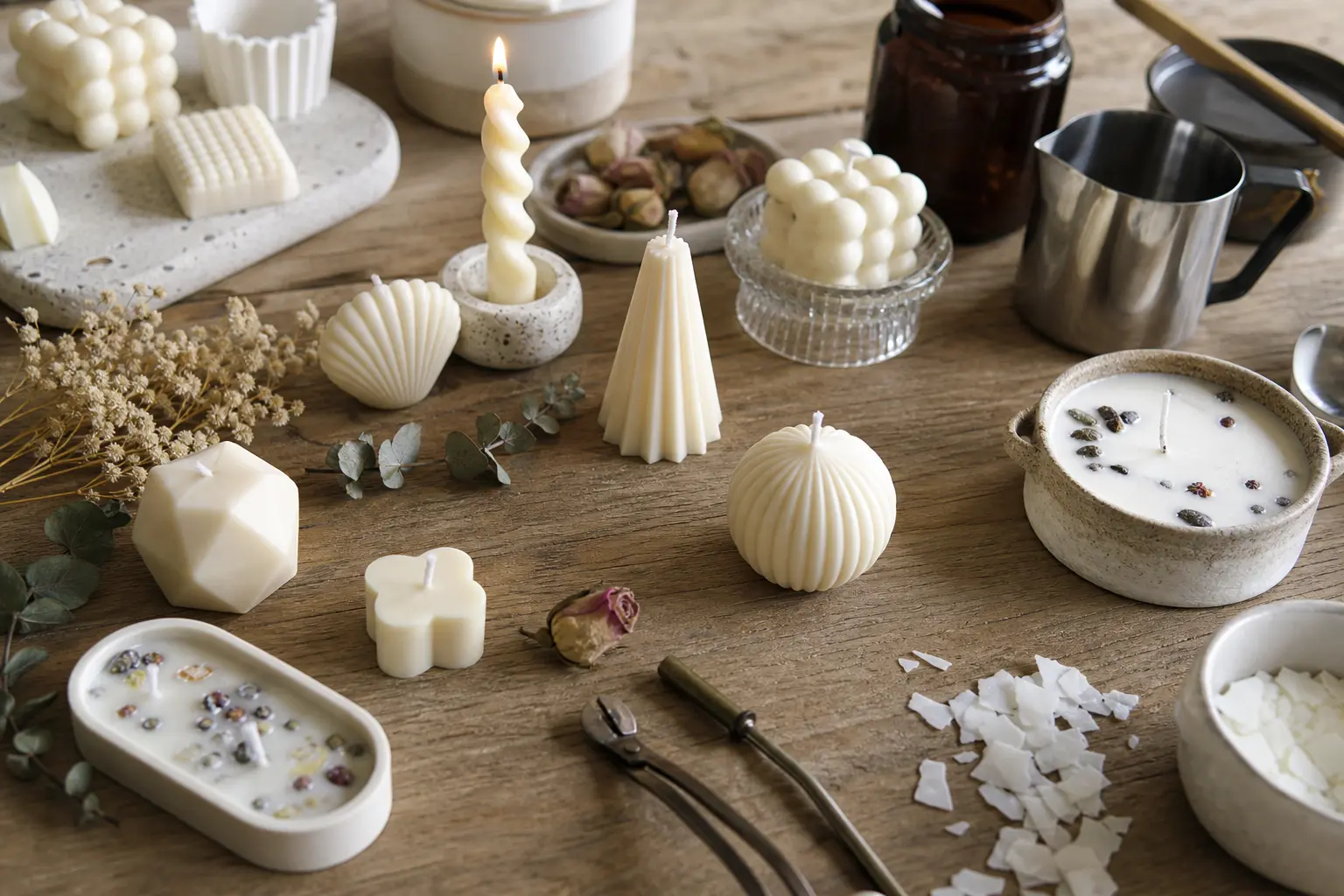 39 Candle Making Ideas That Look Nothing Like a Jar Candle