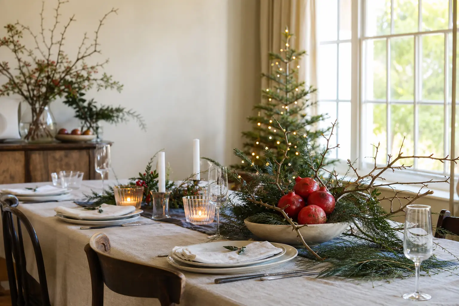13 Christmas Centerpieces Built in the Last Hour Before Guests Arrive
