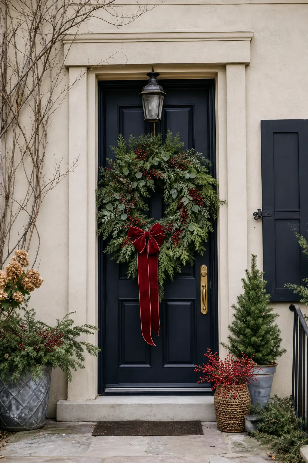 Oversized Wreath Sized to the Door
