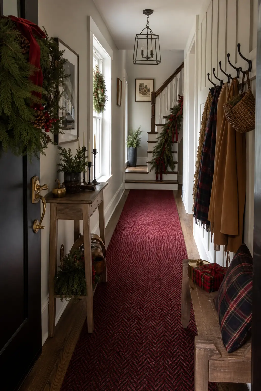 Runner Rug Swapped Inside the Entry