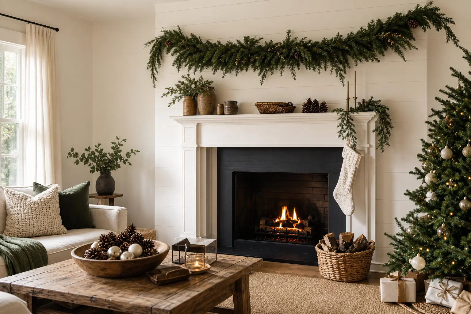 33 Christmas Fireplace Decor Ideas for Mantels That Actually Get Lit