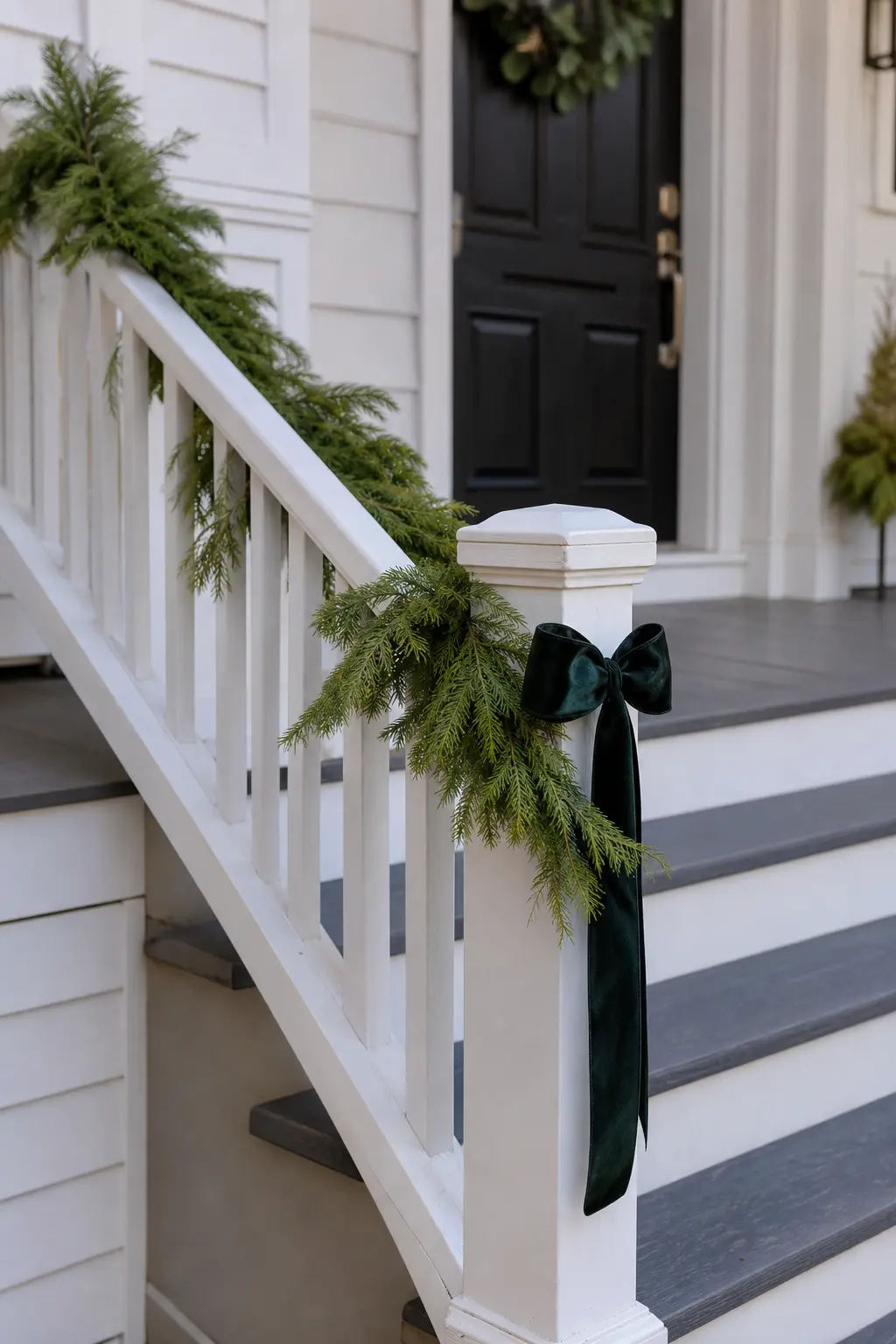 Garland Along the Railing Only