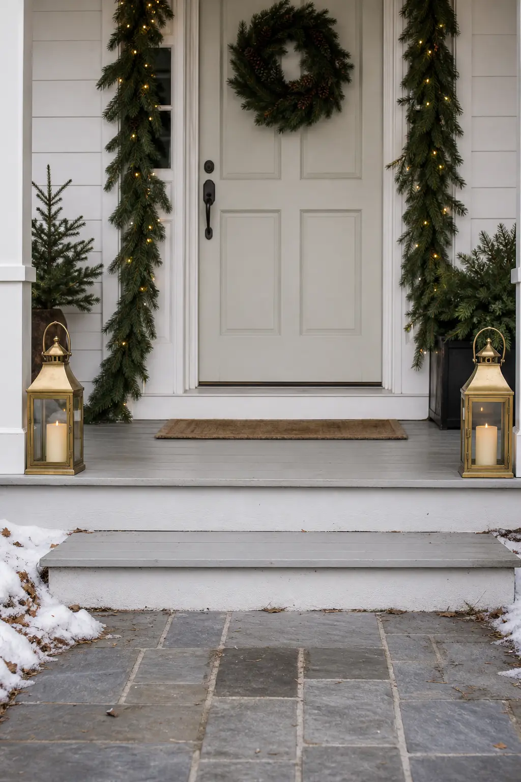 Lanterns on the Step Edge, Not the Middle