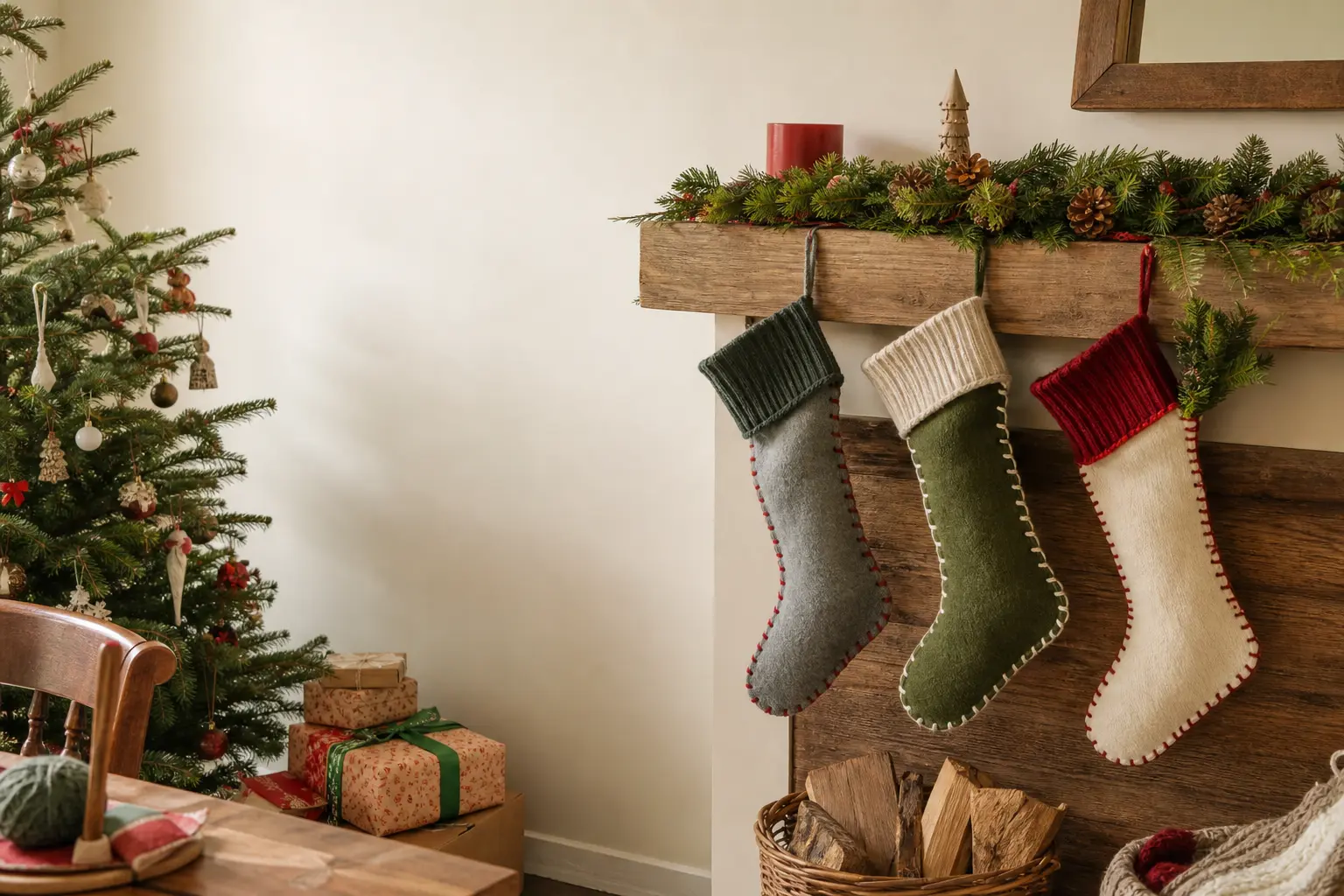 35 Christmas Stockings DIY Versions That Never Touch a Sewing Machine