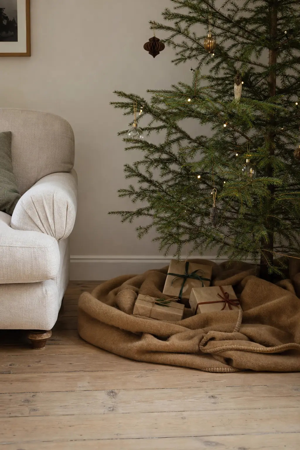 Folded Wool Blanket