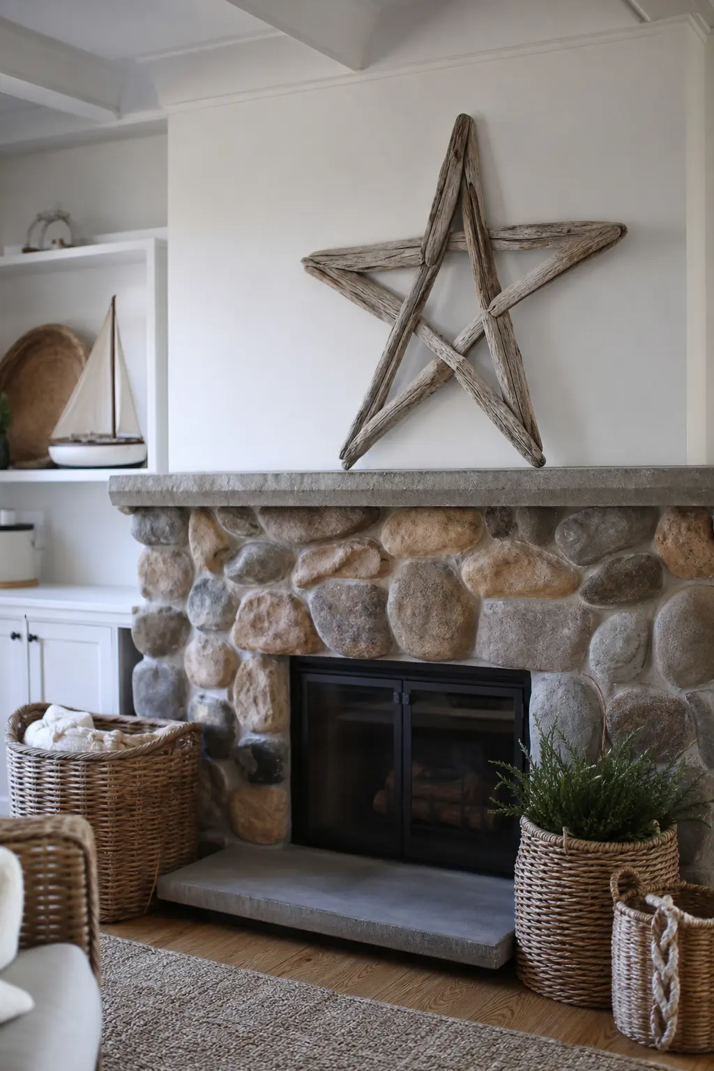 Driftwood Star With Original Weathering Kept