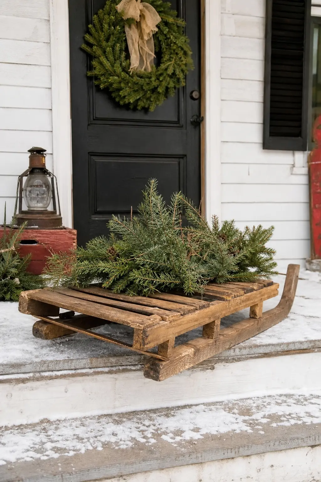 Pallet Sled With Open Plank Gaps