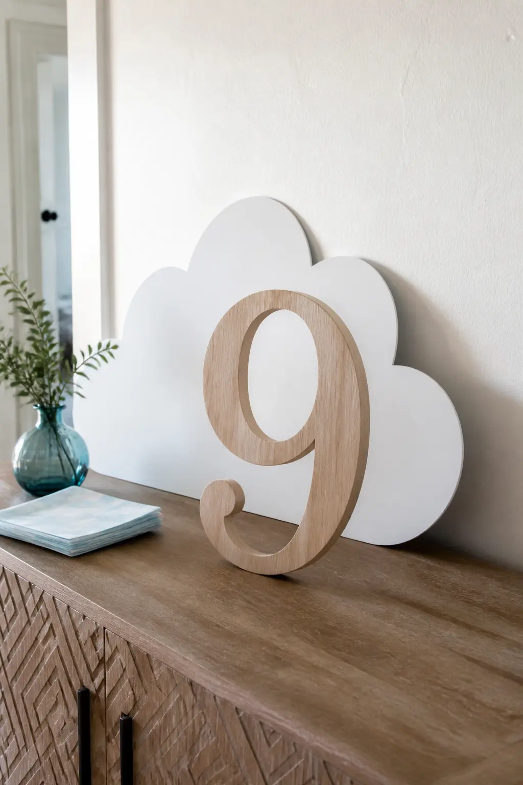 A Cloud Nine Sign as the Only Number