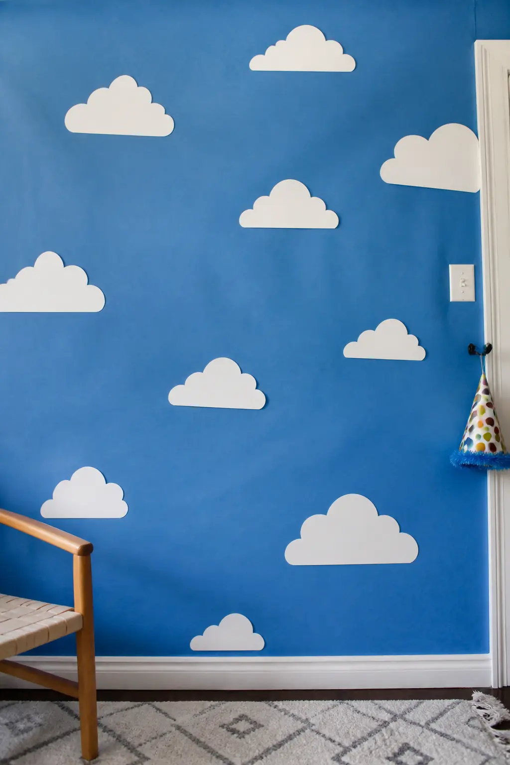 A Sky Backdrop Made From Paper