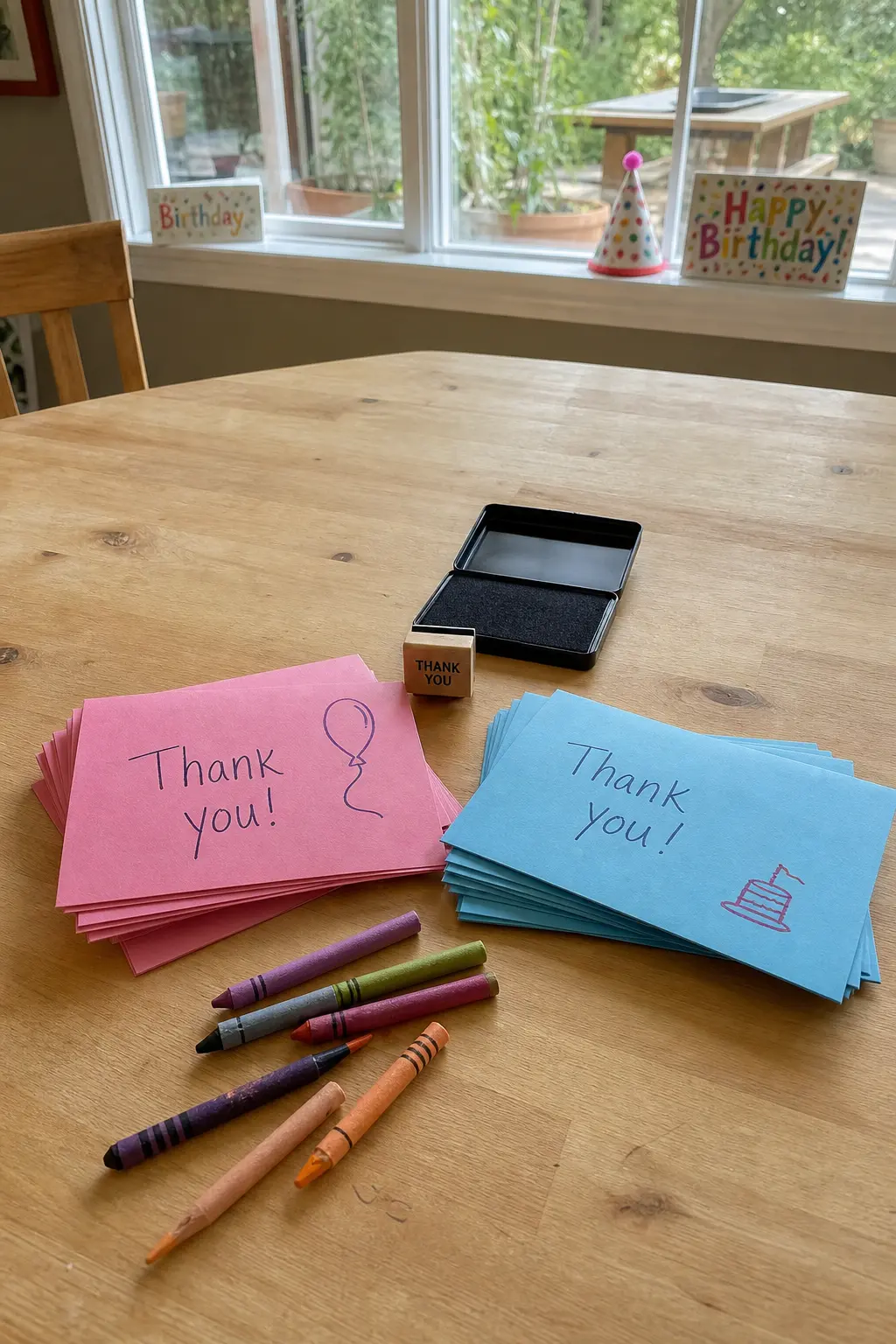 Individual Thank You Notes from Each Child