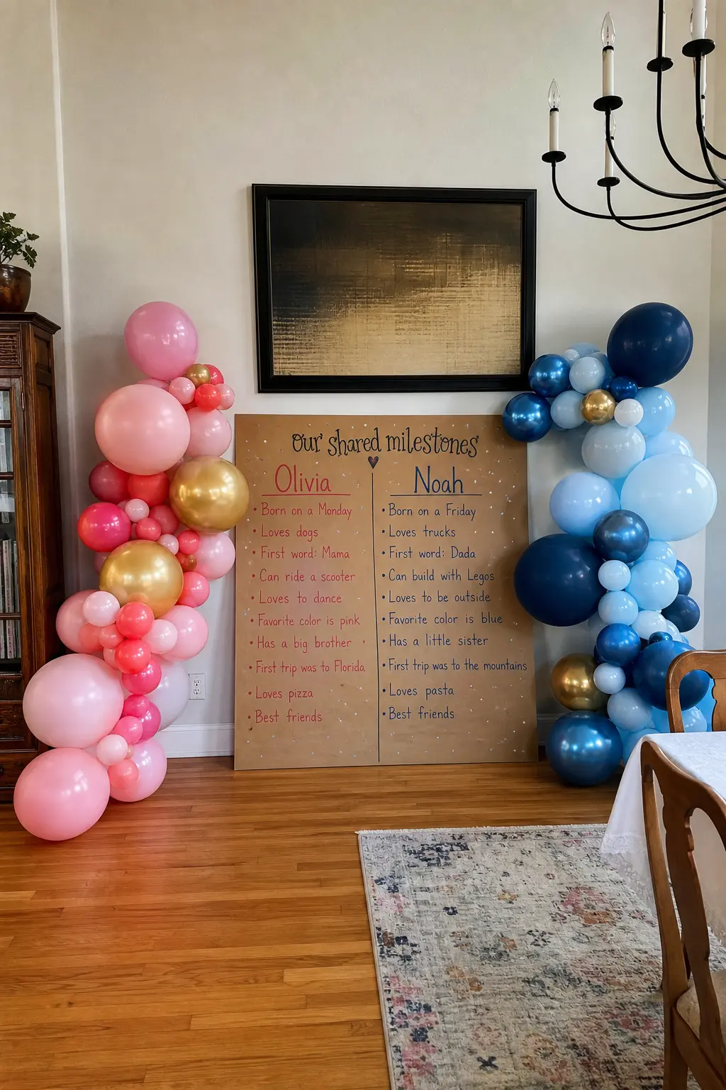 A Shared Milestone Board with Two Columns