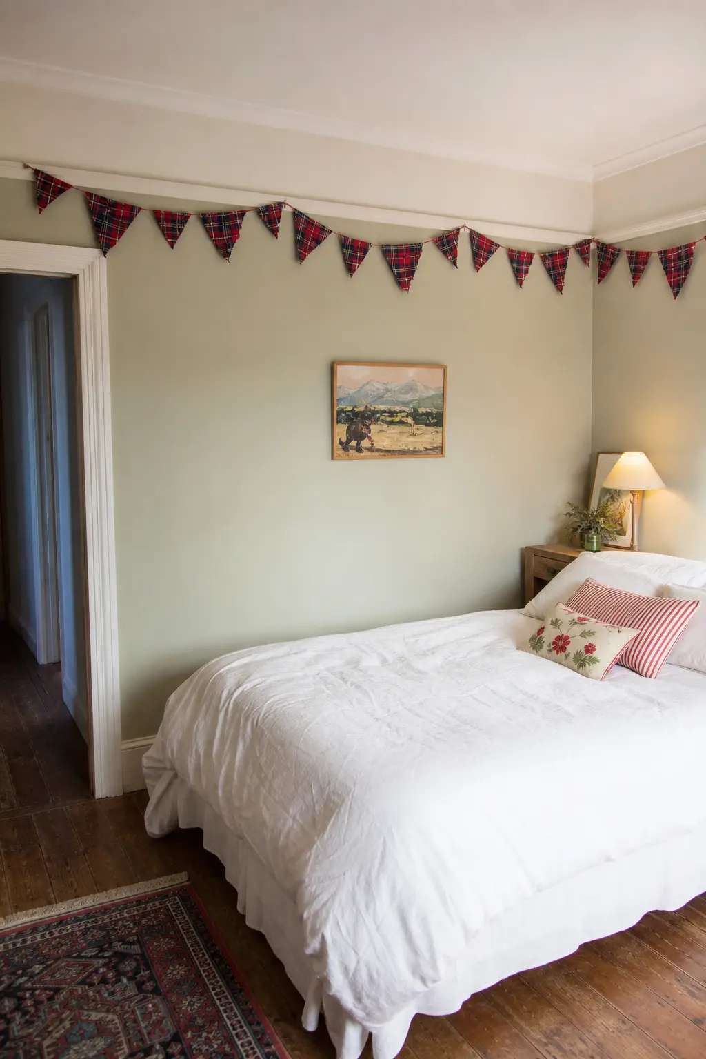 Bunting Made from an Old Shirt