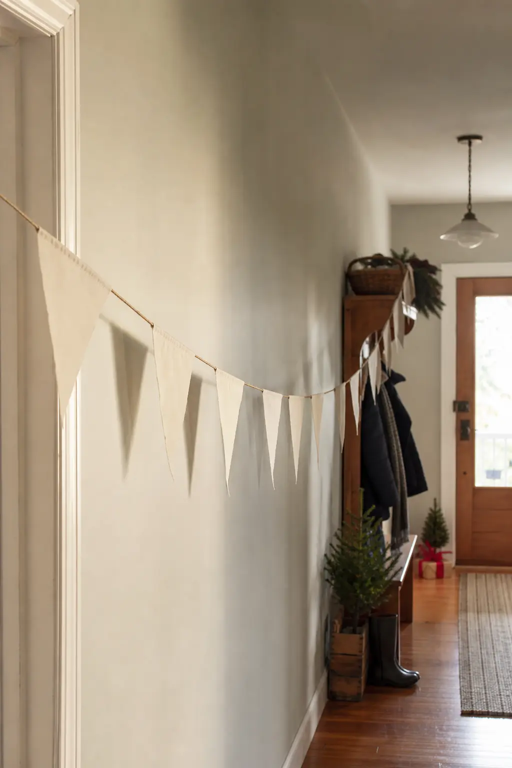 Long Hallway Run of Plain Triangles