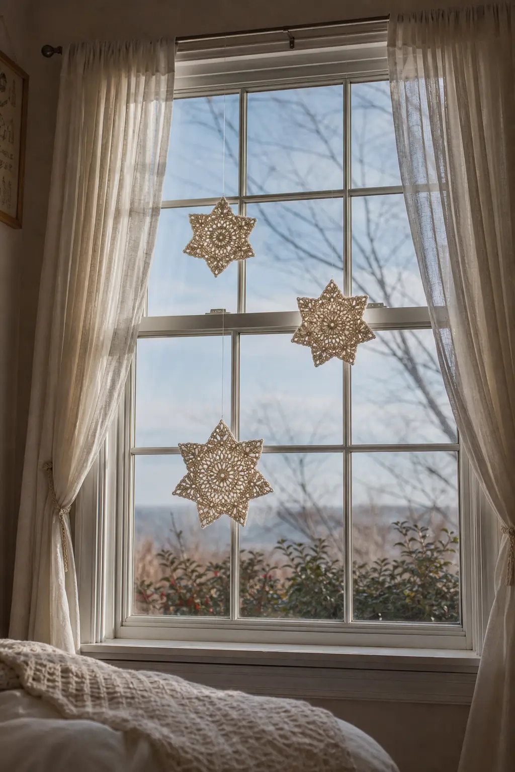 A Plain Circle Stiffened as a Snowflake