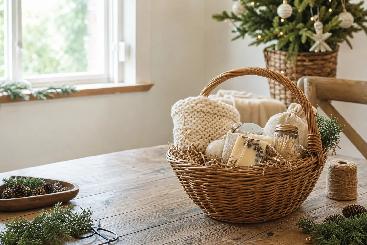 23 DIY Christmas Gift Basket Ideas Built Around One Thing You Made