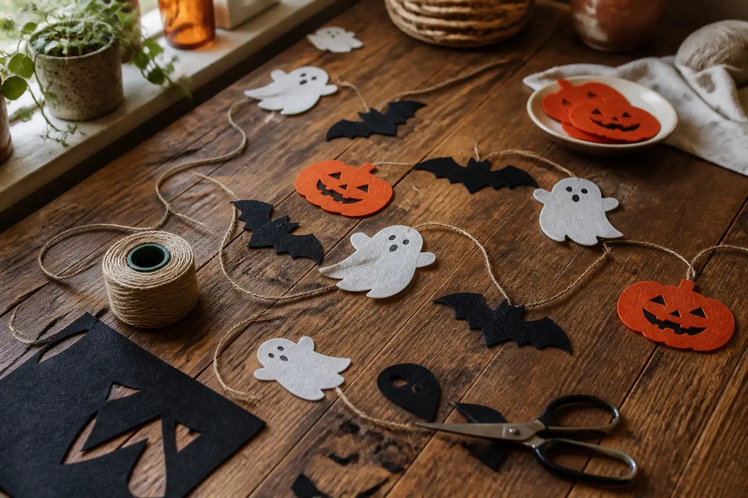 16 DIY Halloween Garland Ideas That Hang the Same Day