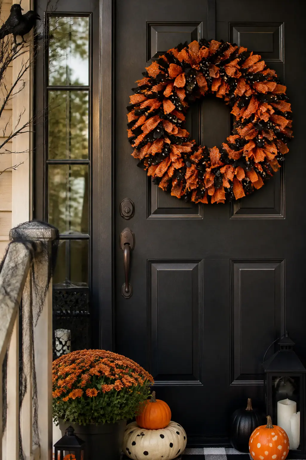 Fabric Strip Wreath