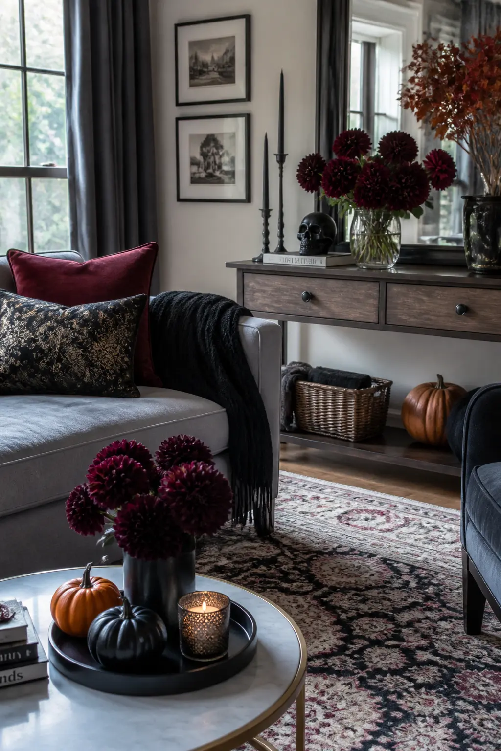 Dark Dahlias in a Vase You Already Own