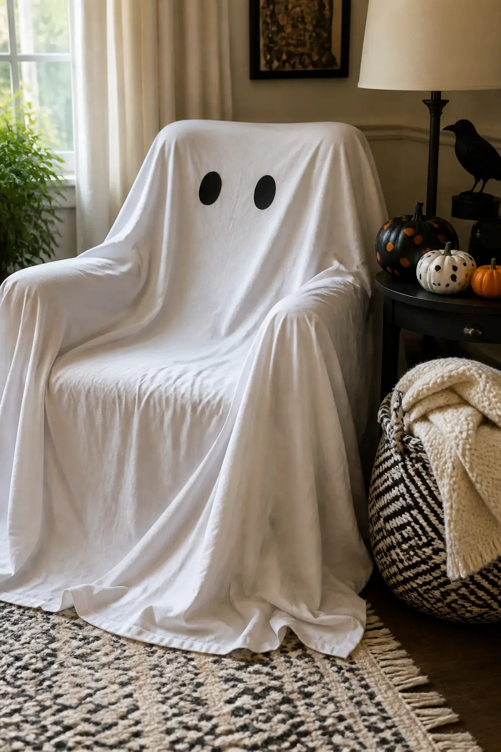 Drape a Sheet over One Chair