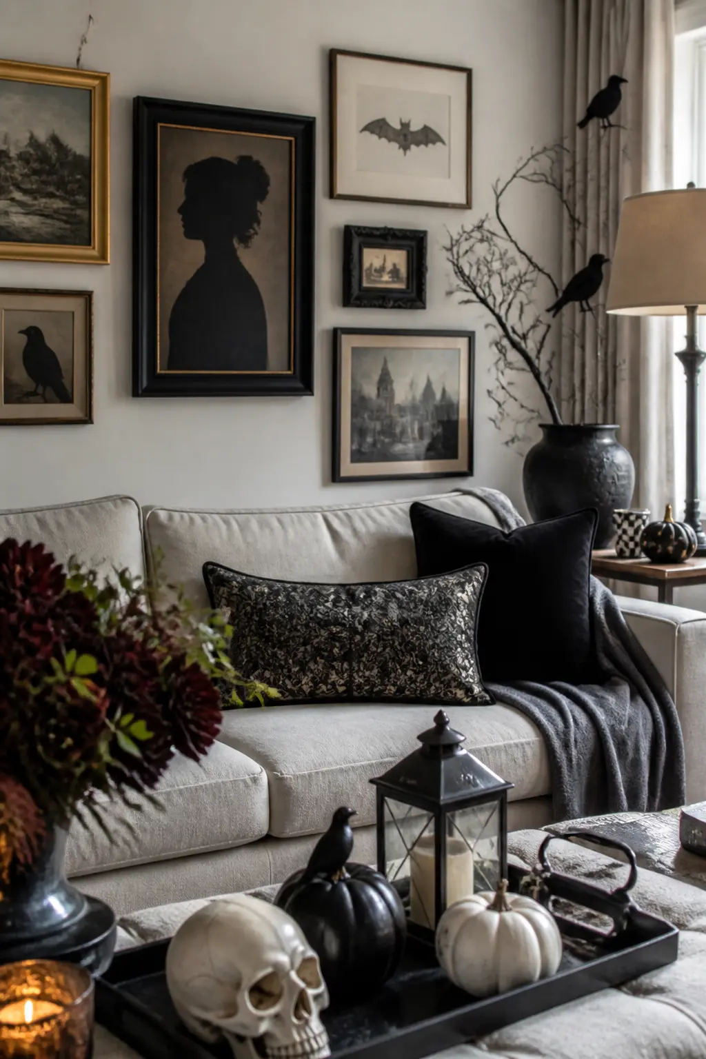 Swap One Framed Picture for a Dark Portrait Print