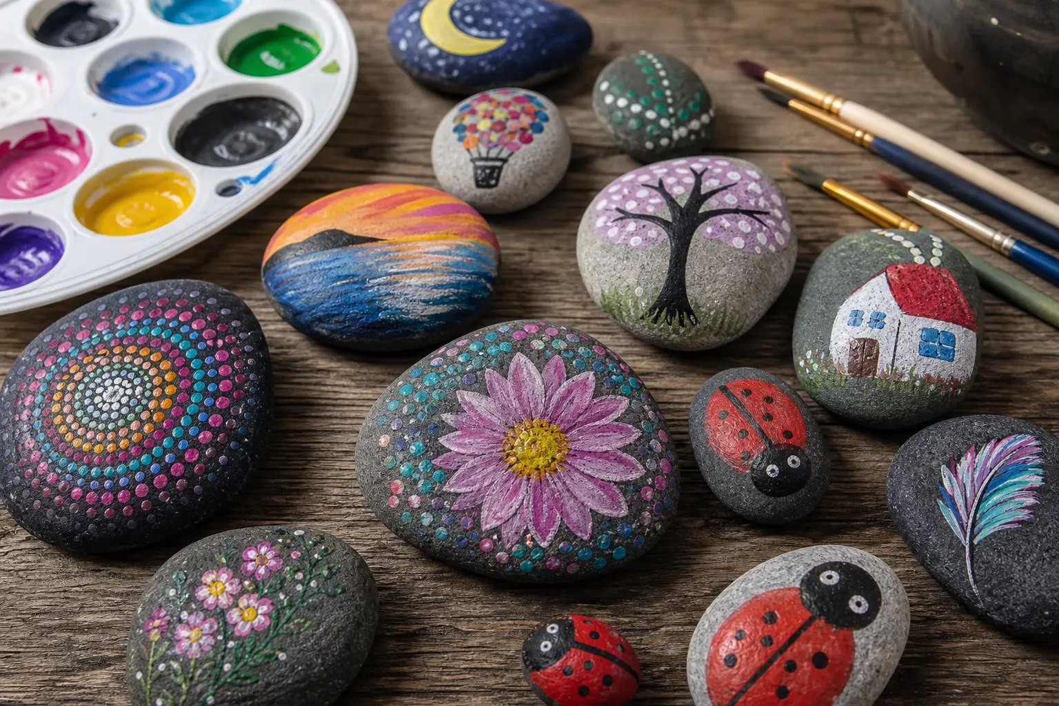 36 Easy Stone Painting Ideas