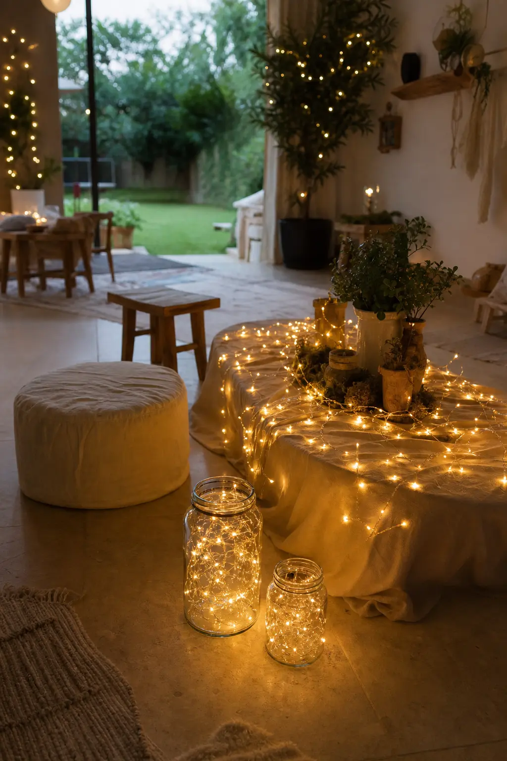 Fairy Lights Strung Low and Dense