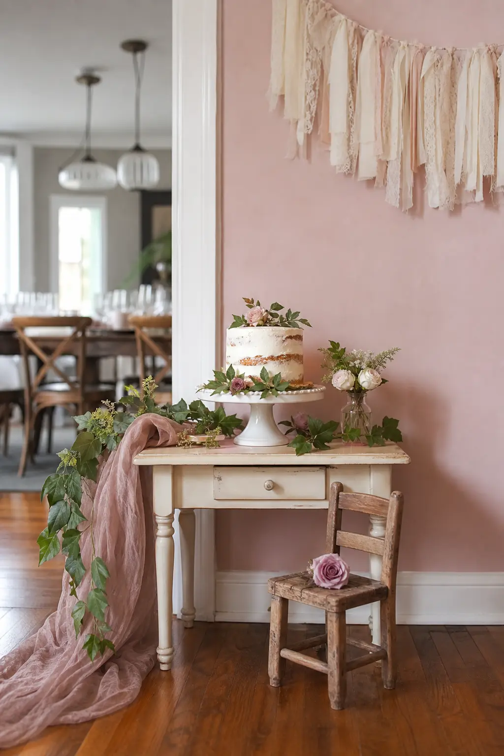 Miniature Furniture Placed as a Prop