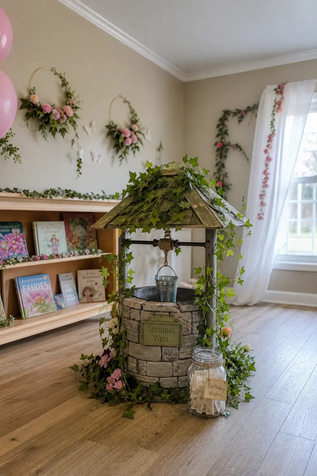 A Wishing Well or Fountain Prop as the Room Focal Point