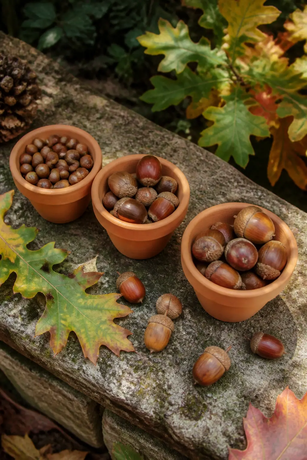 Acorn Hunt and Sorting by Size