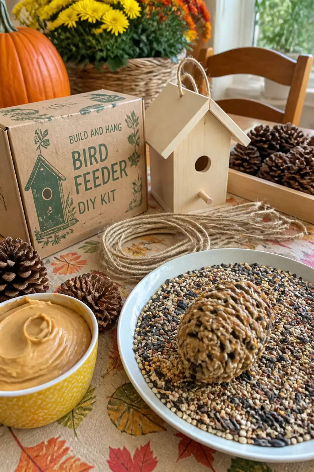 Bird Feeder Building and Hanging