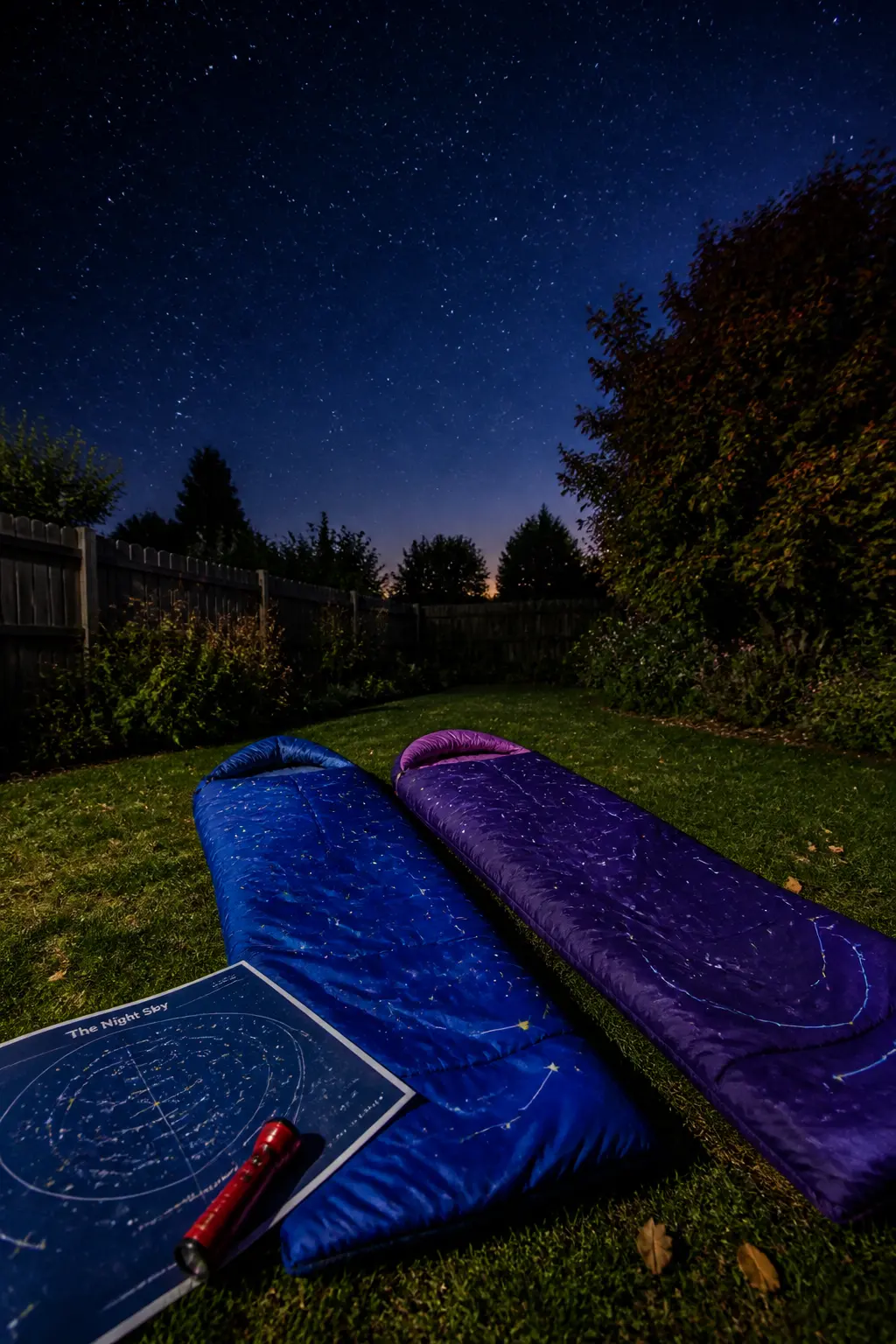 Stargazing on a Clear Cold Night