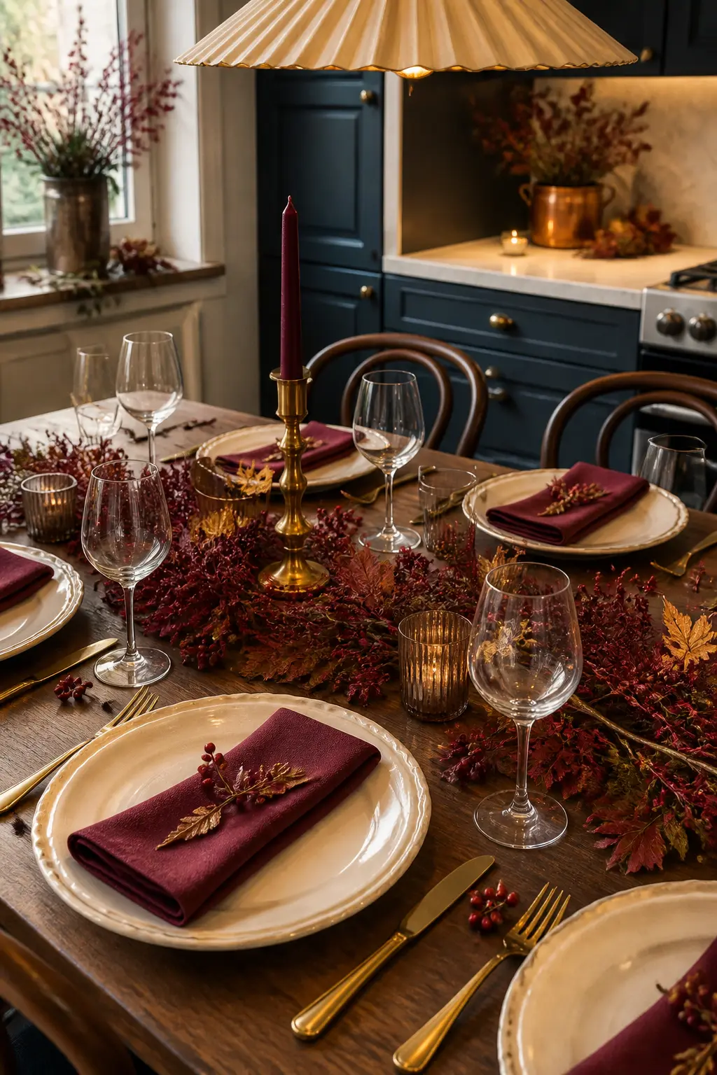 Burgundy and Gold Palette Instead of Standard Party Brights