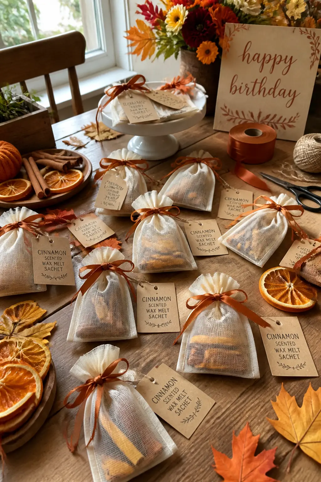 Cinnamon-Scented Wax Melt Sachet