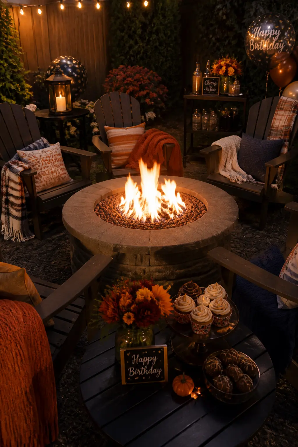 Fire Pit as the Gathering Point After Dark