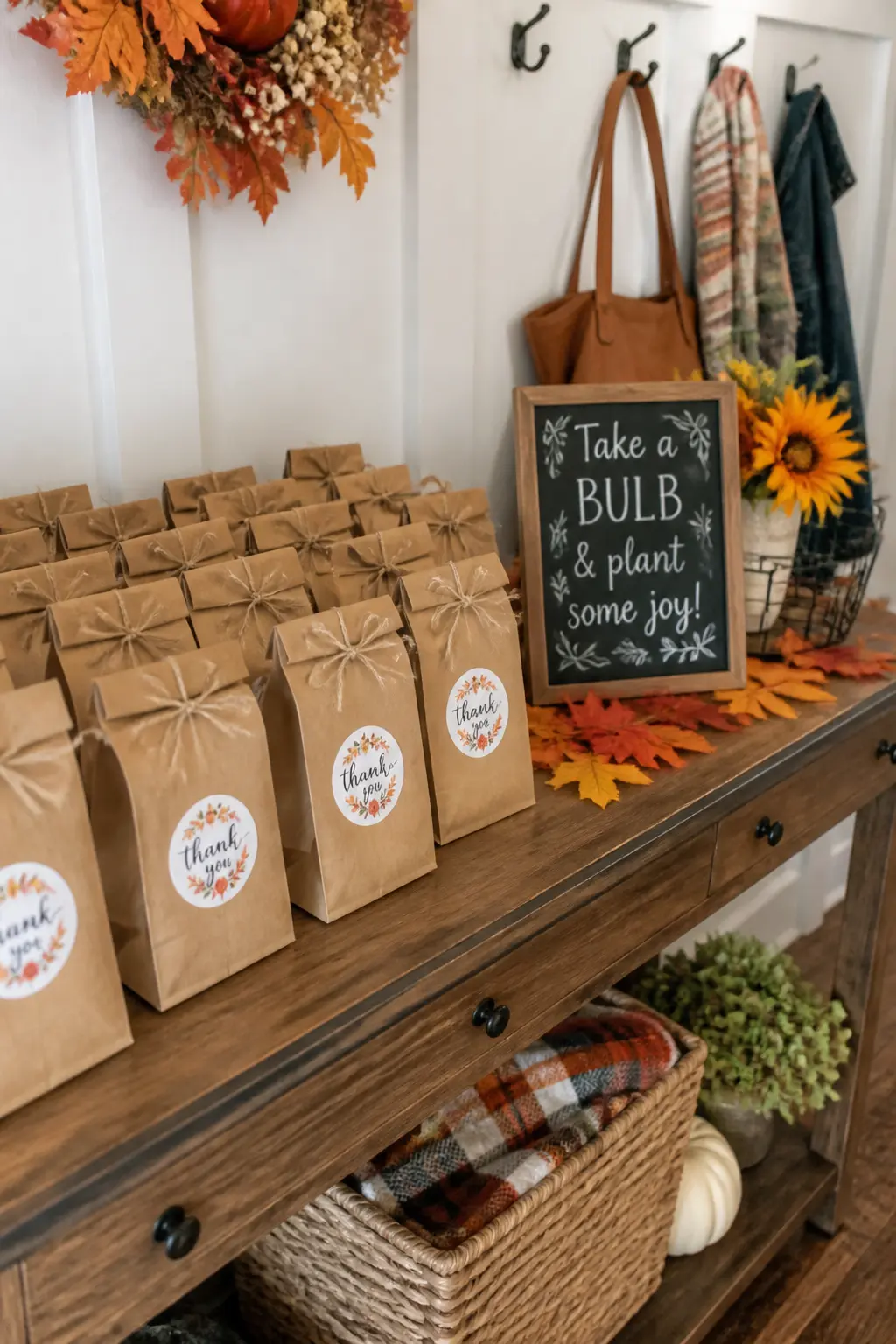 Guests Given a Bulb to Plant as They Leave