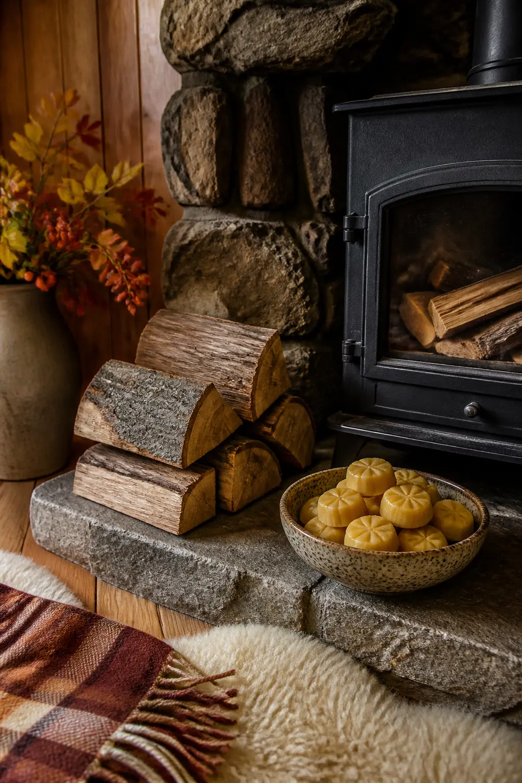 Beeswax Fire Starters