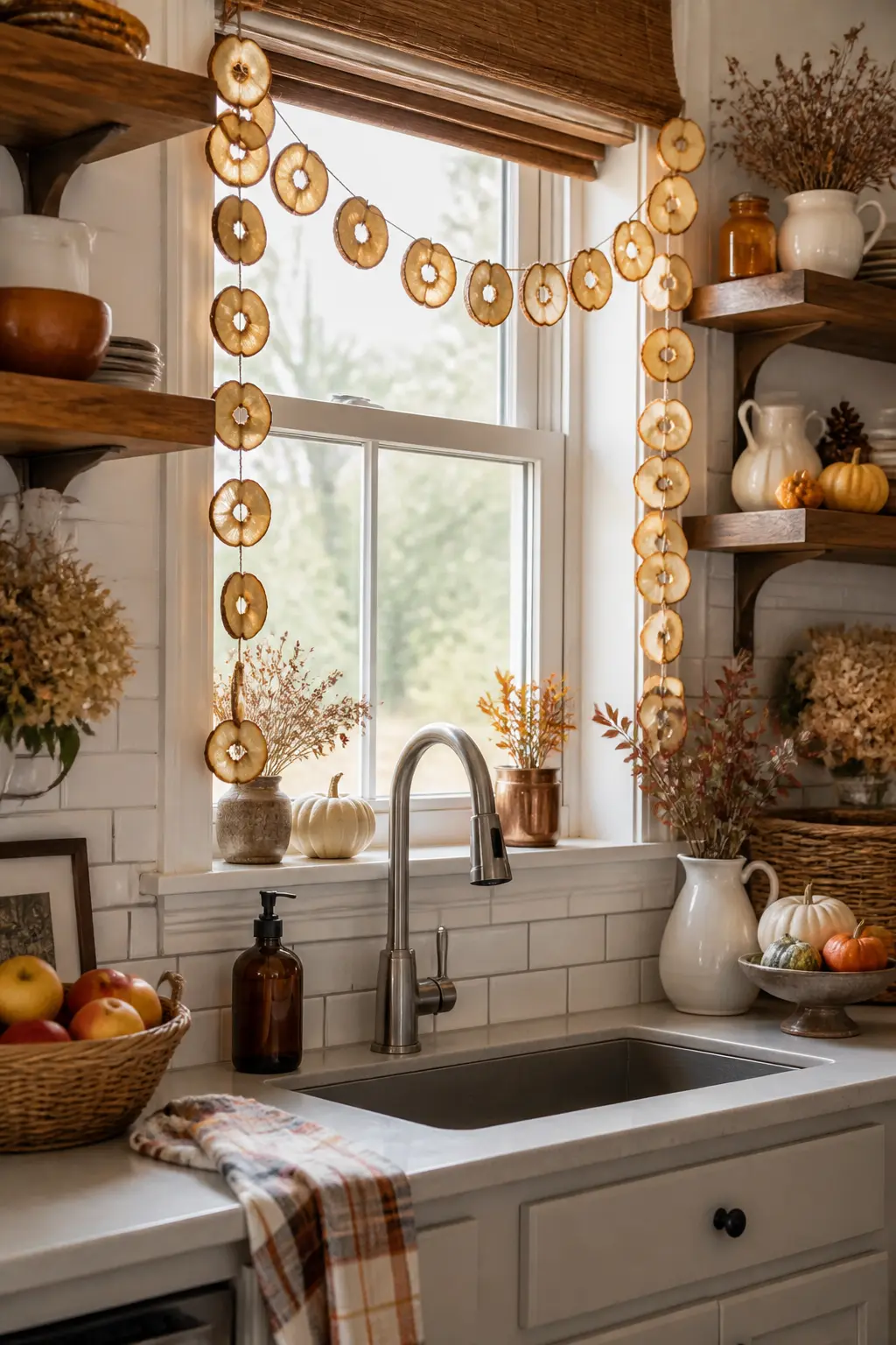 Dried Apple Ring Garland