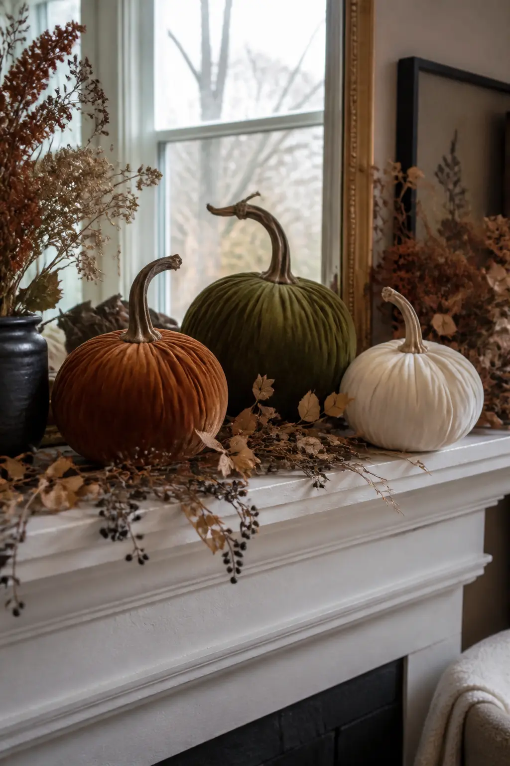 Velvet Pumpkin Set