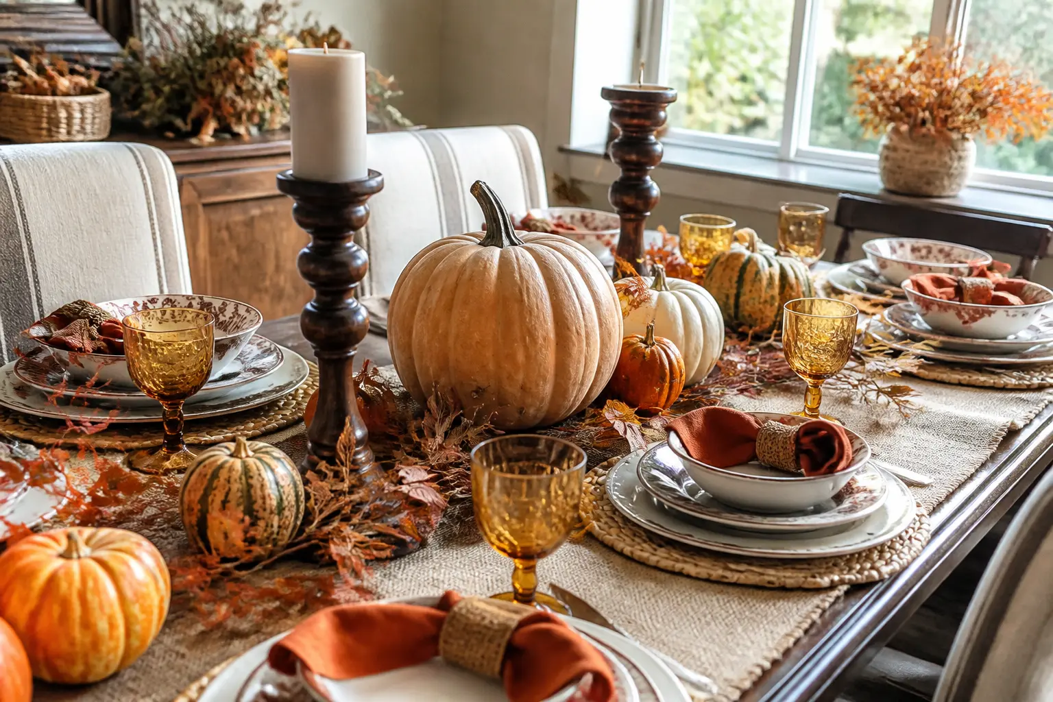 40 Fall Dining Table Decor Ideas for the Table You Use Every Day