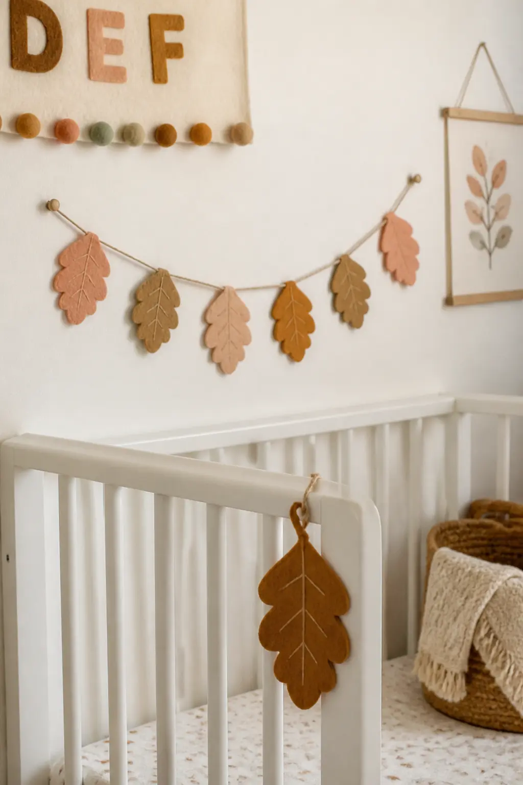 Rounded Bear Ear Leaf for a Crib Rail — Round every point on a standard leaf template before cutting so the shapes have no sharp or angular edges at all. Fall
