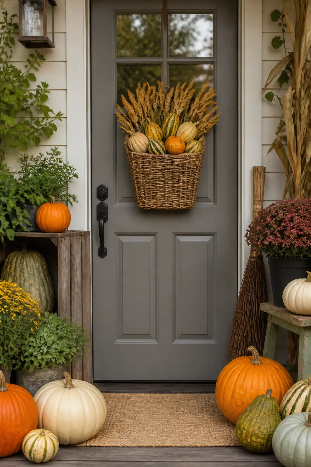 Basket of Gourds Hung on the Door