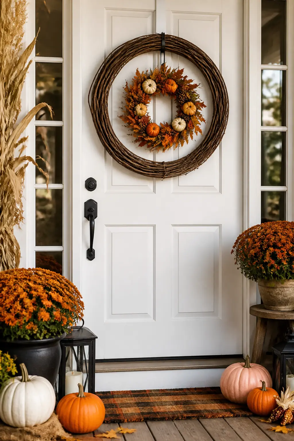Layered Wreath: Small Over a Larger Willow Ring