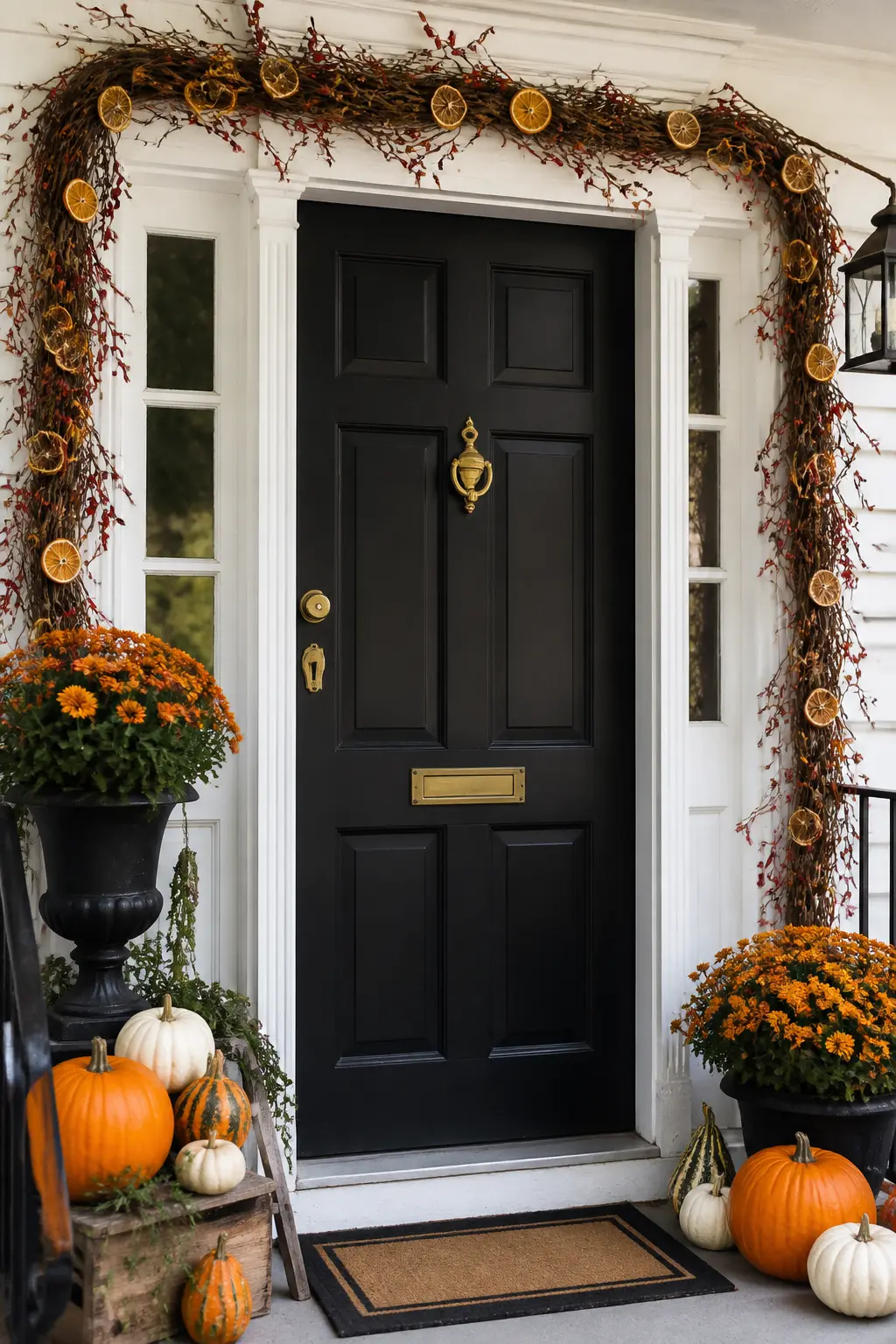 Vine Garland Framing the Door on Three Sides