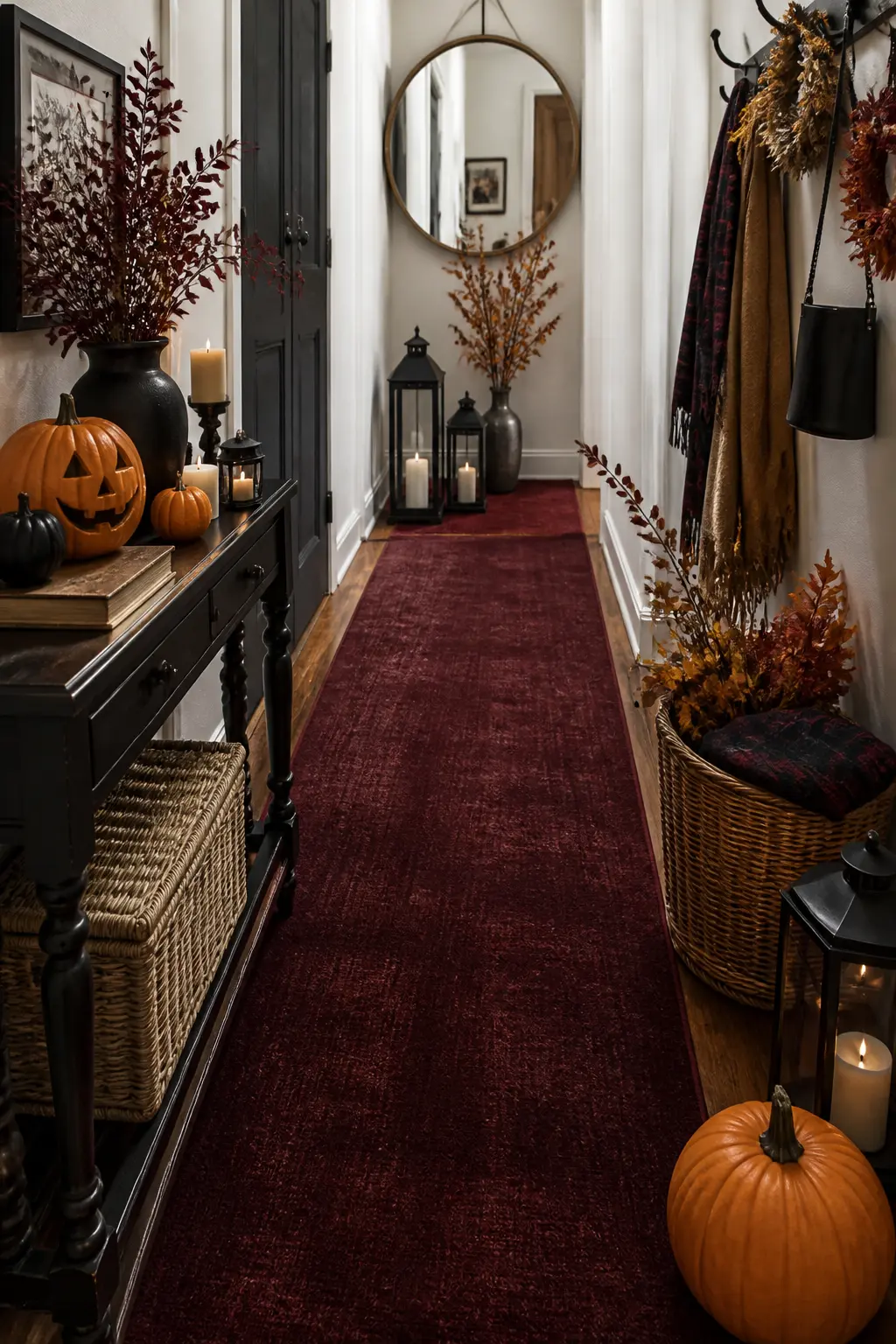 Change the Entry Runner to a Darker Wine Tone