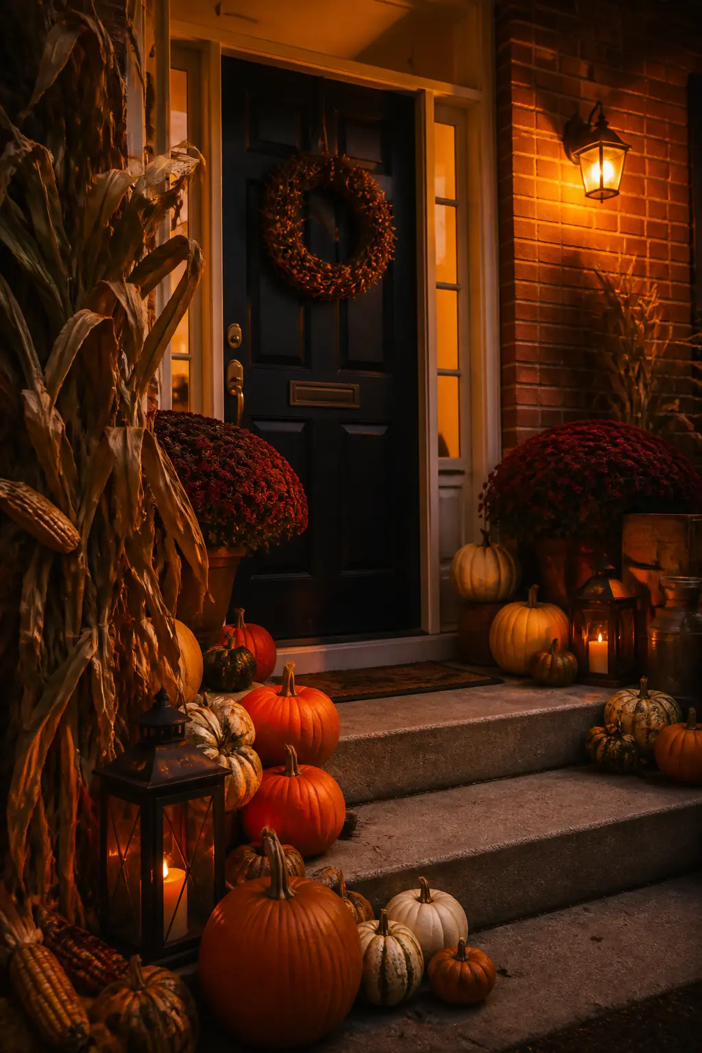Swap the Porch Bulb to Amber for a Moodier Glow