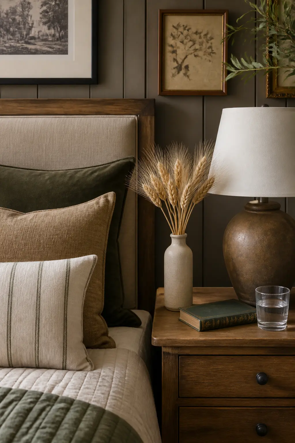 Dried Barley in a Bedside Vase